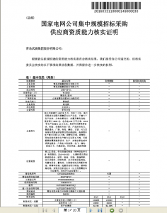 國(guó)網(wǎng)入圍