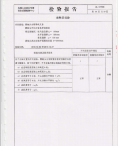 產(chǎn)品檢驗(yàn)報(bào)告